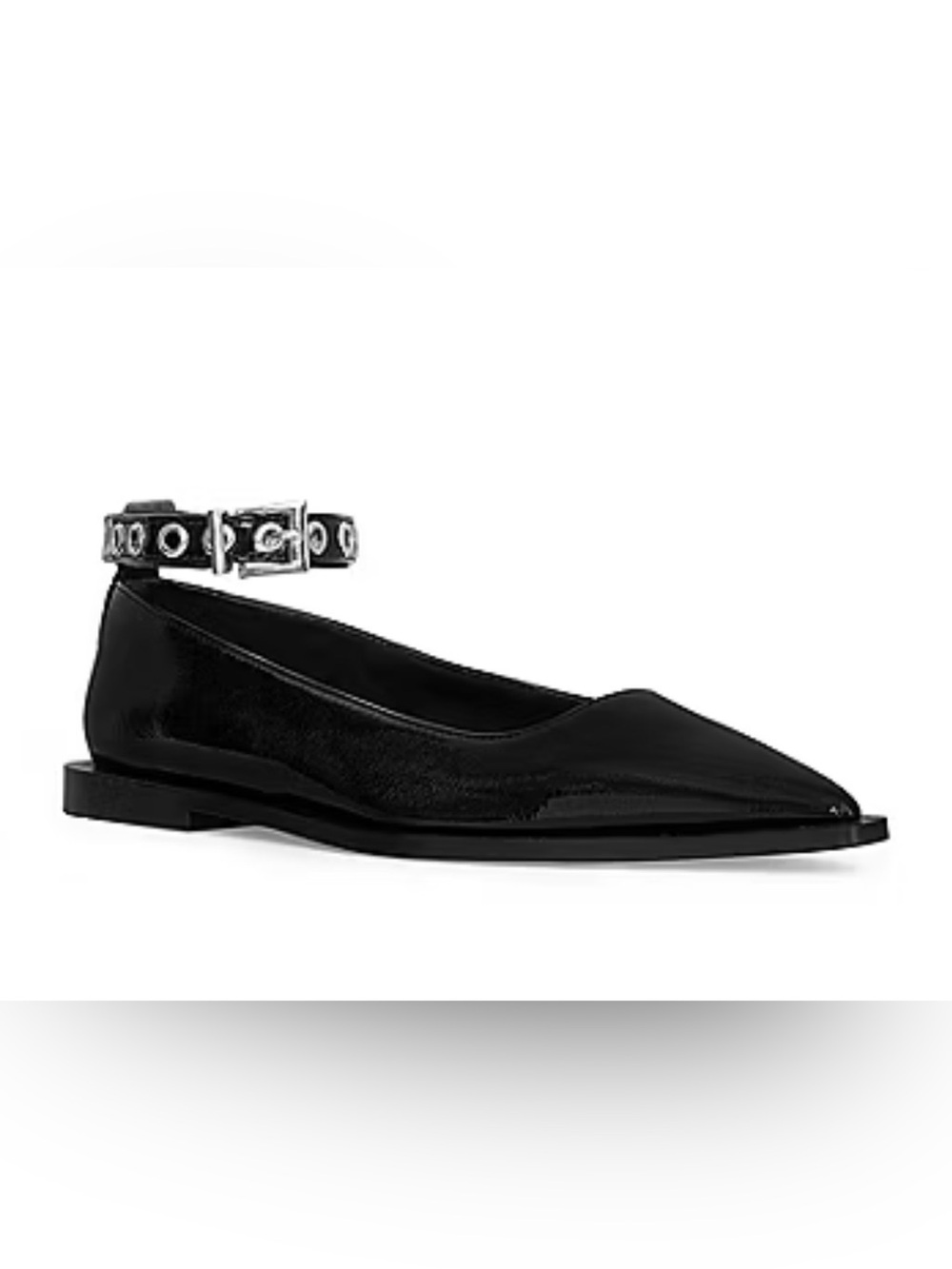 Rebecca Minkoff Danielle Womens Pointed Closed Toe Ballet Flats size 6.5 black
